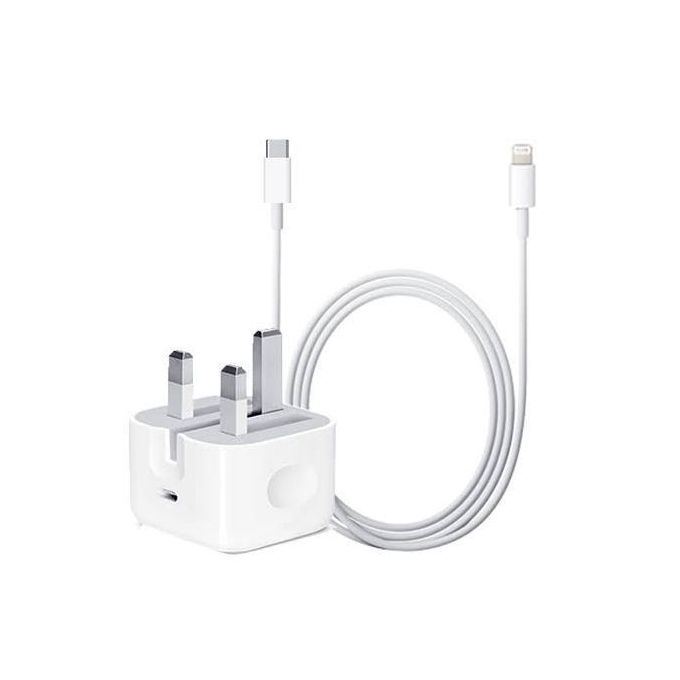iPhone 14 Pro Max 25W USB-C Power Adapter to USB-C to Lightning 1m Cable