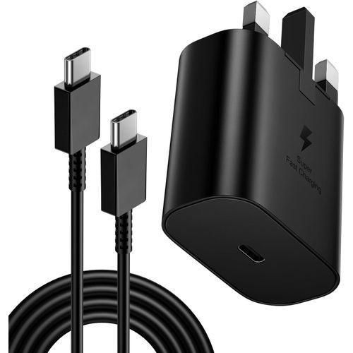 Samsung 25W USB-C PD Adapter to USB-C to C 1m Cable(5A)