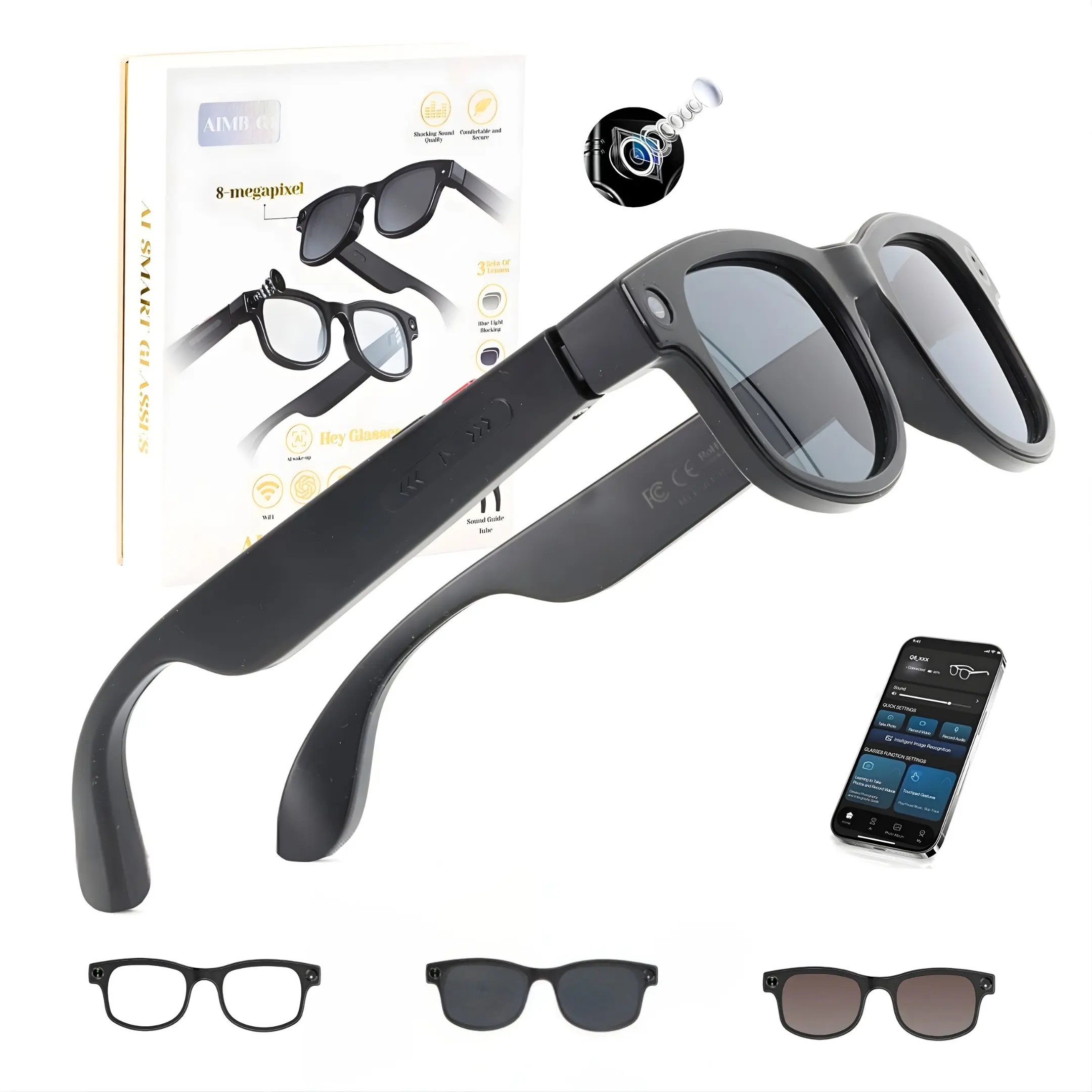 AIMB-G 8-MEGAPIXEL AI SMART GLASSES