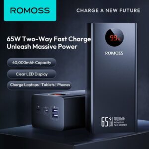 ROMOSS Pea40s Pro 40000mAh 65W Fast Charging Power bank